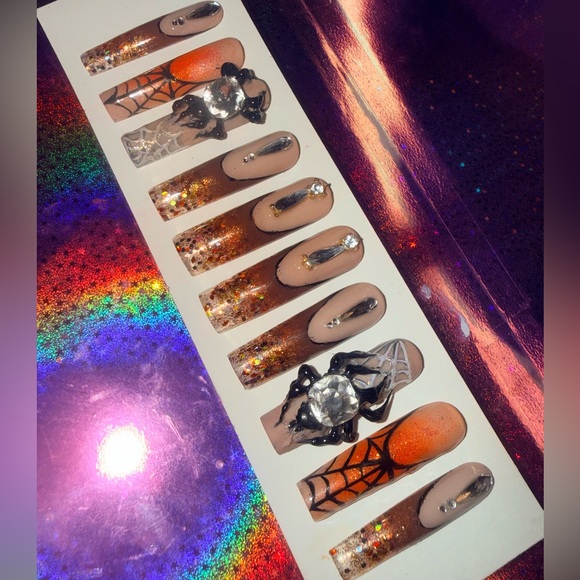 Extra Long Baddie Spider Set🕷️🕸️💅🏻💕